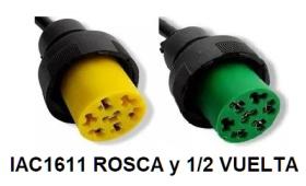  ENERGY IAC1611 - CONECTOR PILOTO ASPOCK ROSCA Y 1/2 VUELTA