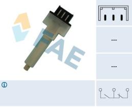 FAE 24290 - INTERRUPTOR FRENO SEAT 3 TERMINALES